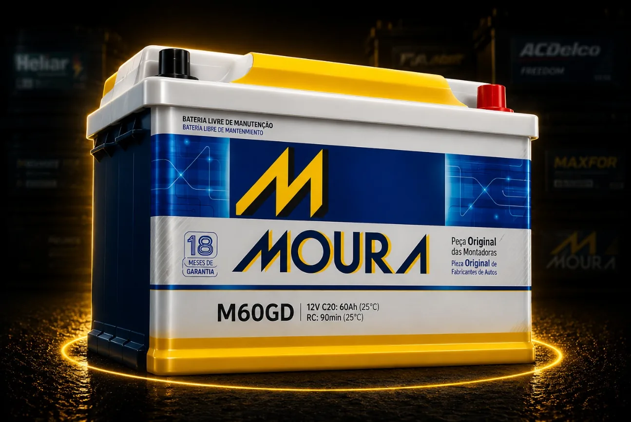Bateria Moura para carro