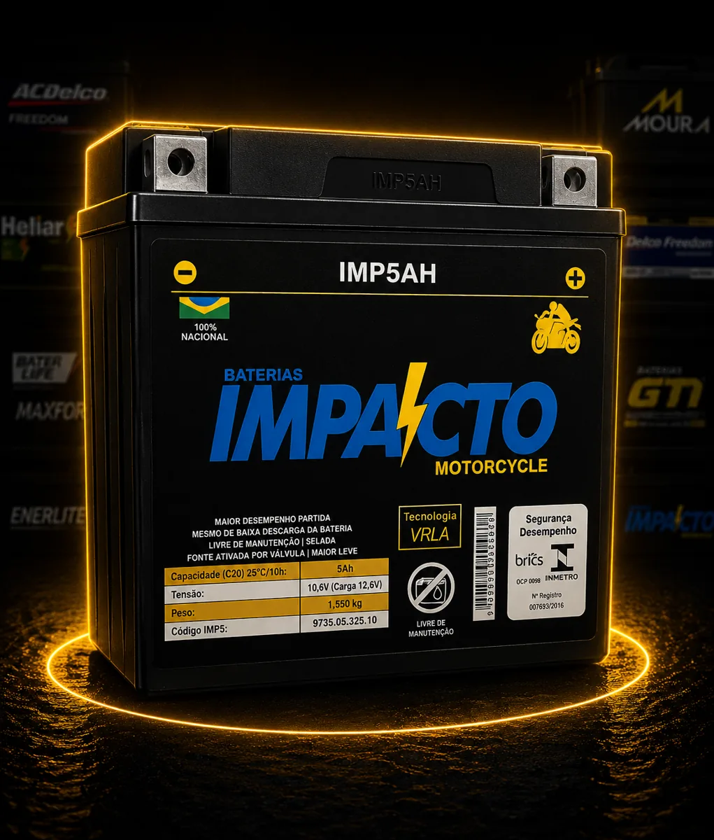 Bateria Impacto para moto